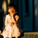 Portrait of a smiling woman, Miroslava Stepanenko.